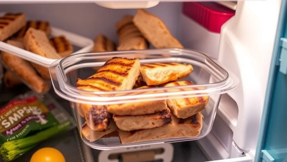 Hur länge håller sig grillad kyckling i kylen