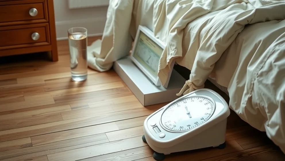 Hur mycket går man ner i vikt under natten