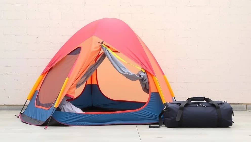 Hur viker man ihop ett pop up tält