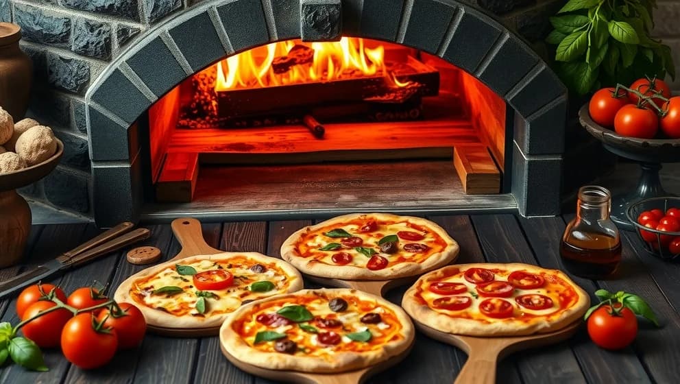 Il forno da nova fyrer upp italiensk pizza