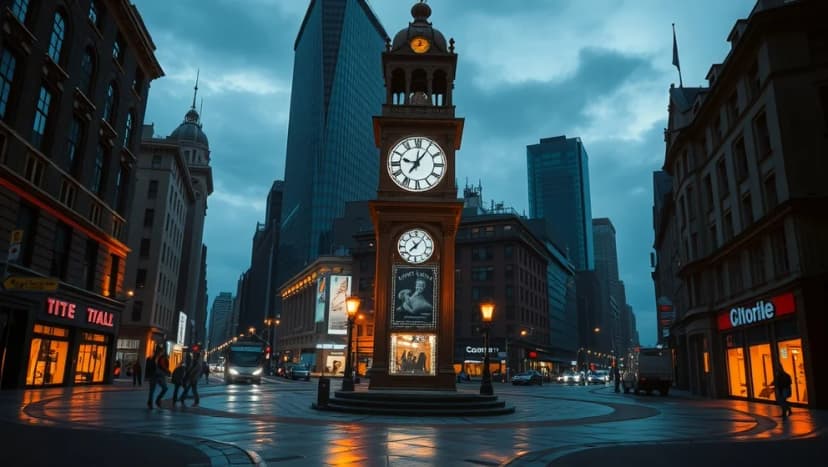 Klockan i New York visar rätt tid