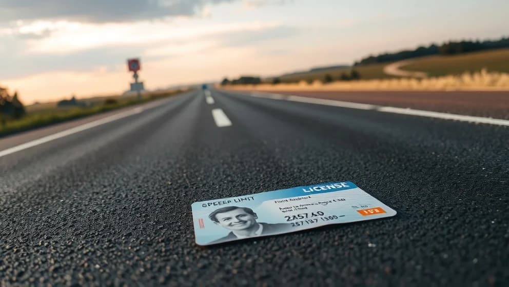 När blir man av med körkortet på väg 40