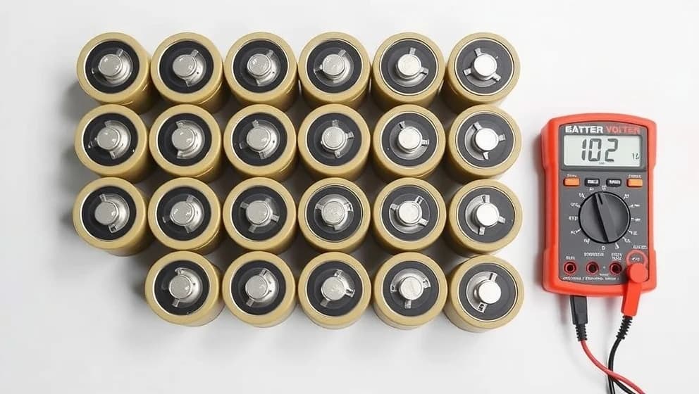 Vilken spänning har ett batteri med 18 battericeller